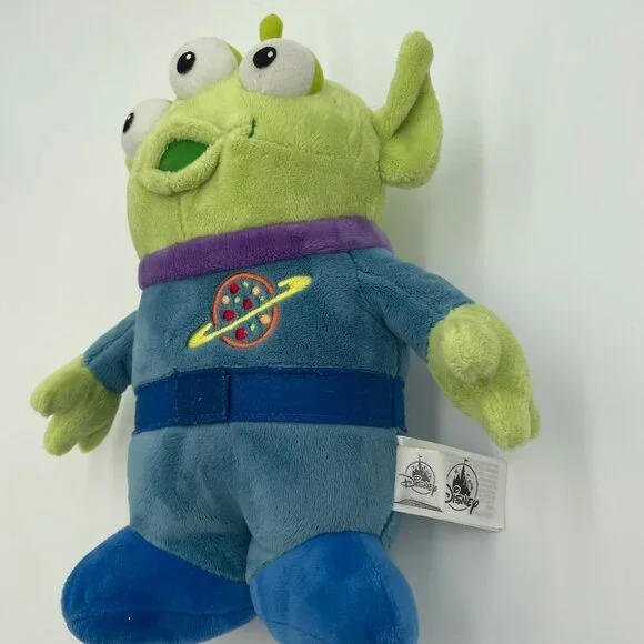 Toy Story Alien Plush • Disney Pixar • Three‑Eyed Alien • 8” Stuffed Toy - Picture 4 of 5
